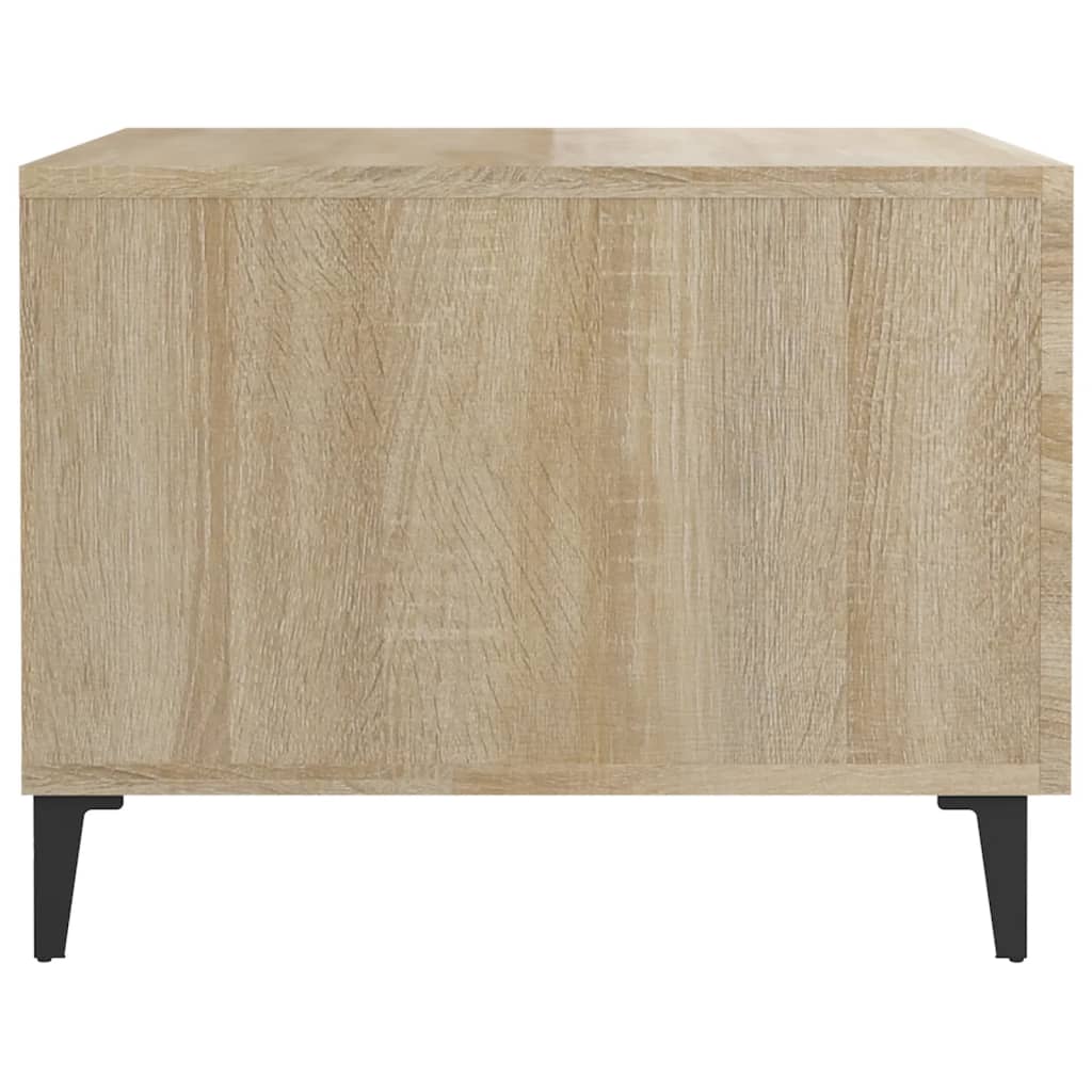 Mesa De Centro Con Patas De Metal 2 Uds 50X50X40Cm