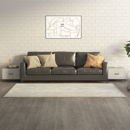 Mesa De Centro Con Patas De Metal 2 Uds 50X50X40Cm