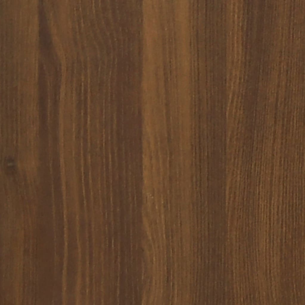 Mesa De Centro Madera Contrachapada Roble Marrón 102X50X40 Cm