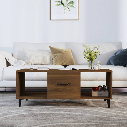 Mesa De Centro Madera Contrachapada 102X50X40 Cm