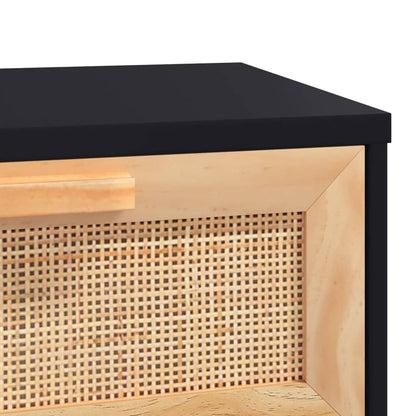 Mesa De Centro Madera Contrachapada Y De Pino 80X40X30 Cm