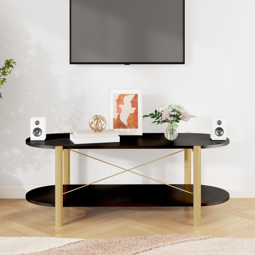 Mesa De Centro Madera Contrachapada 110X48X40 Cm