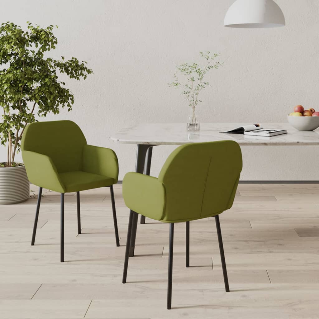 Sillas De Comedor 2 Unidades Terciopelo