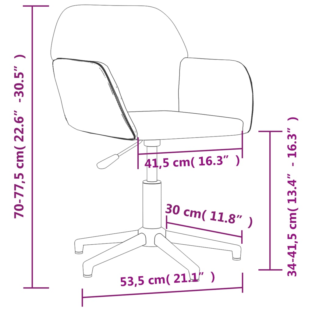 Silla De Oficina Giratoria Tela Color