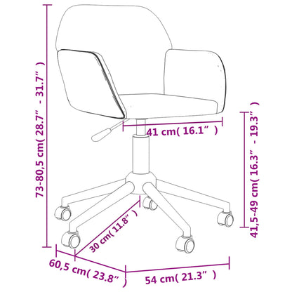 Silla De Oficina Giratoria Tela