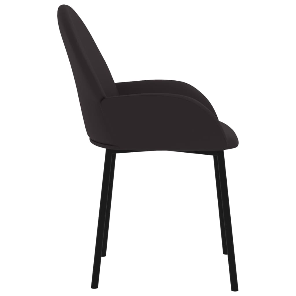 Sillas De Comedor 2 Unidades Cuero Sintético