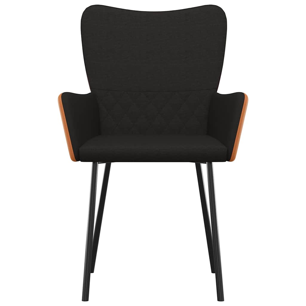 Sillas De Comedor 2 Unidades Cuero Sintético Y Tela