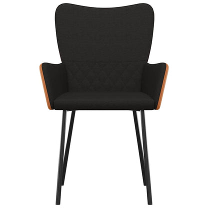 Sillas De Comedor 2 Unidades Cuero Sintético Y Tela