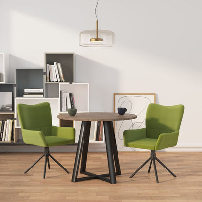 Sillas De Comedor Giratorias 2 Uds Terciopelo