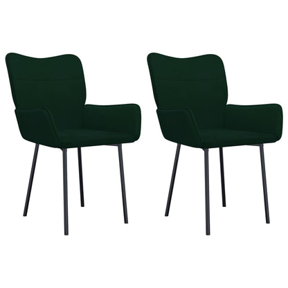 Sillas De Comedor 2 Unidades Terciopelo