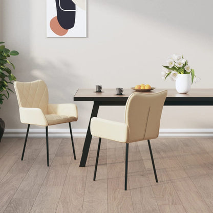 Sillas De Comedor 2 Unidades Tela