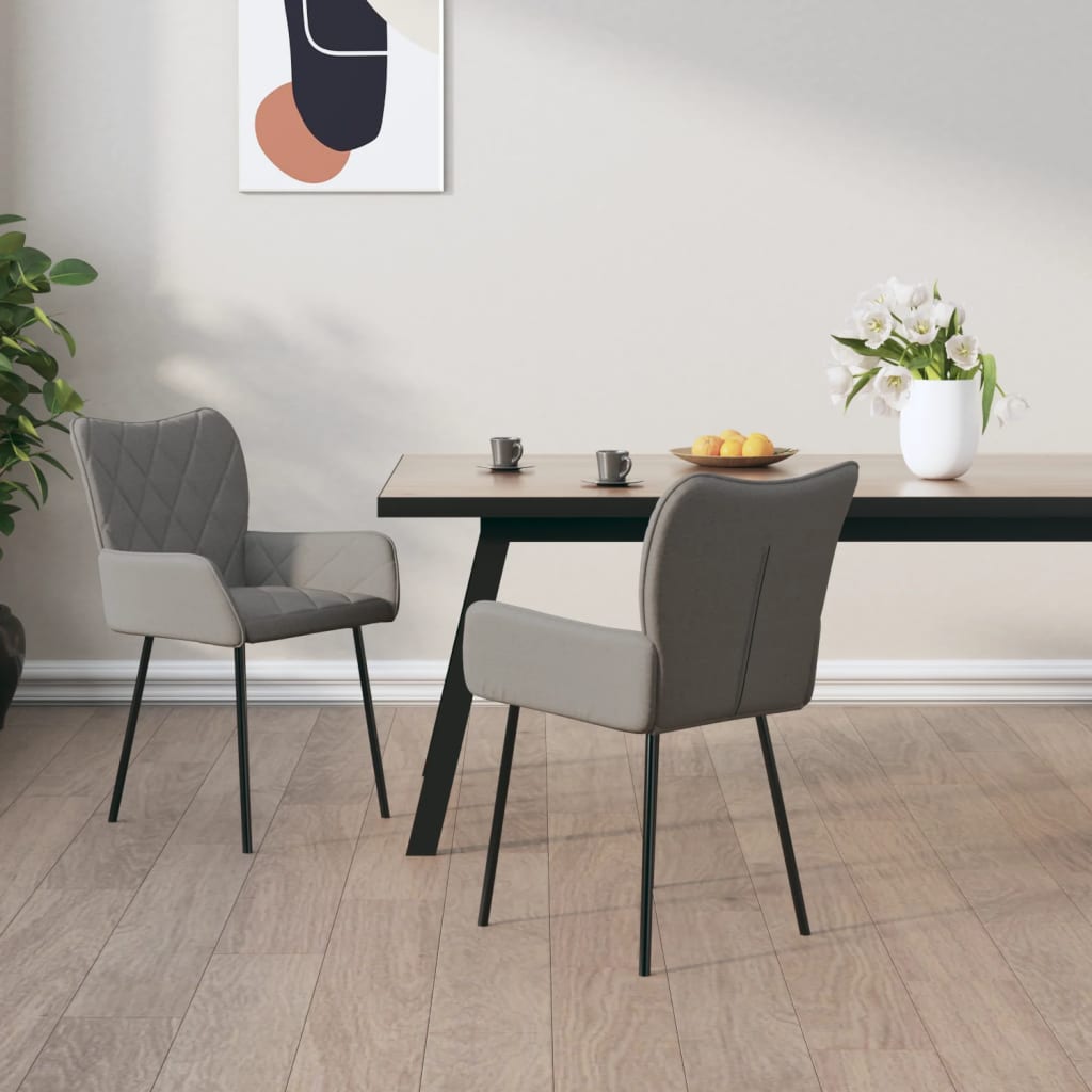 Sillas De Comedor 2 Unidades Tela