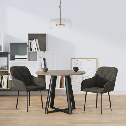 Sillas De Comedor 2 Unidades Terciopelo