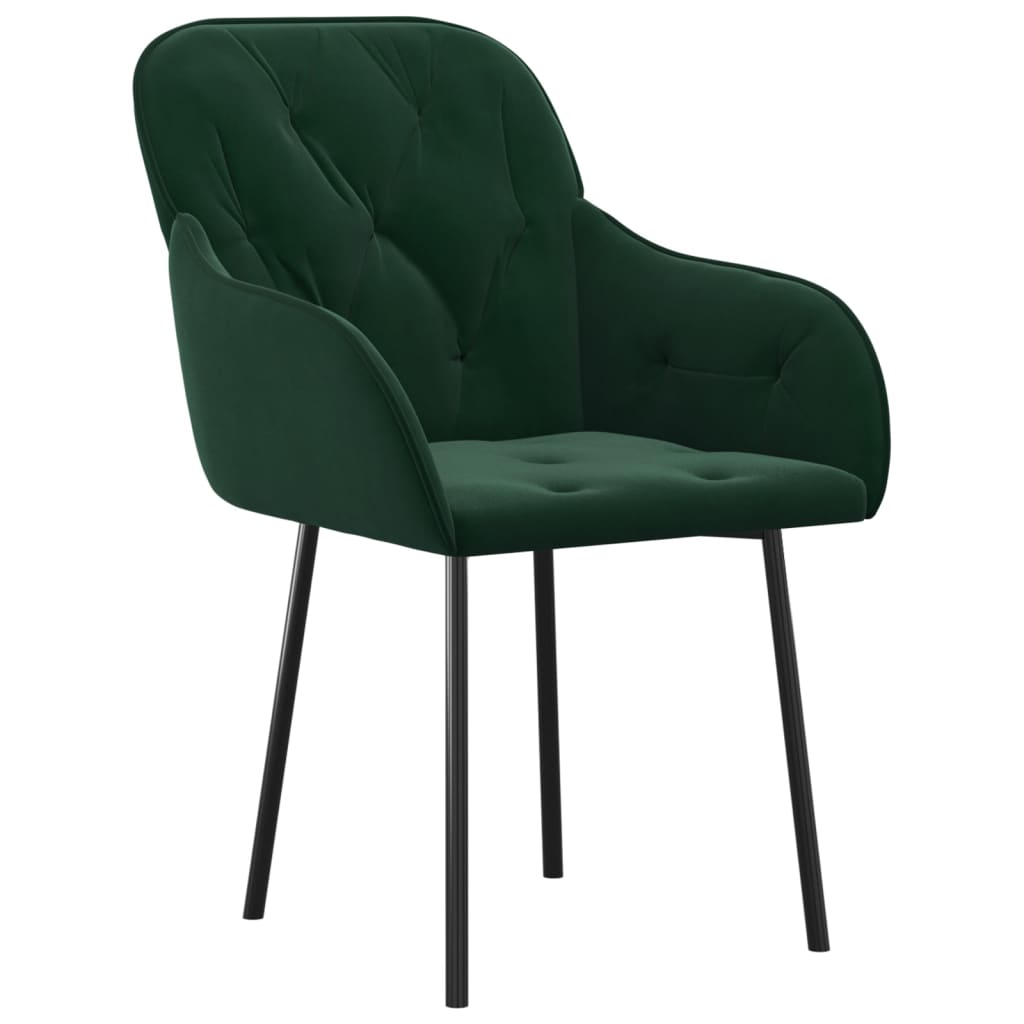 Sillas De Comedor 2 Unidades Terciopelo