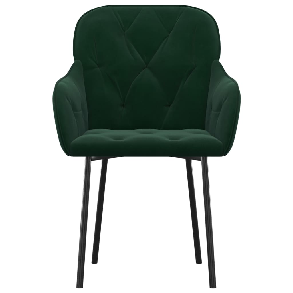 Sillas De Comedor 2 Unidades Terciopelo