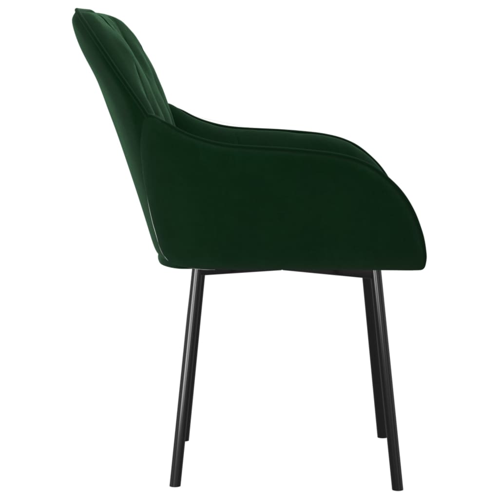 Sillas De Comedor 2 Unidades Terciopelo