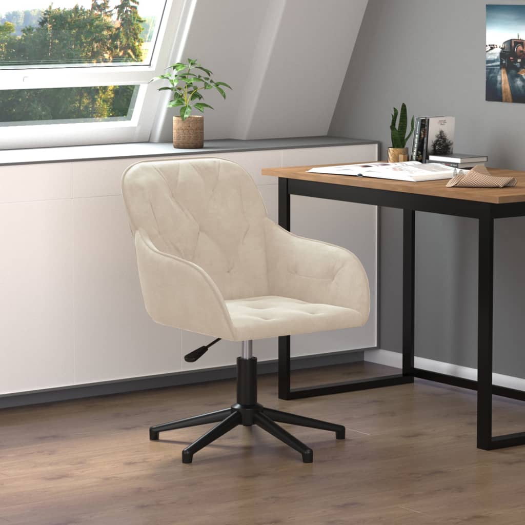Silla De Oficina Giratoria De Terciopelo