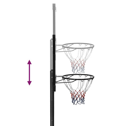 Canasta De Baloncesto Policarbonato Transparente 256-361 Cm