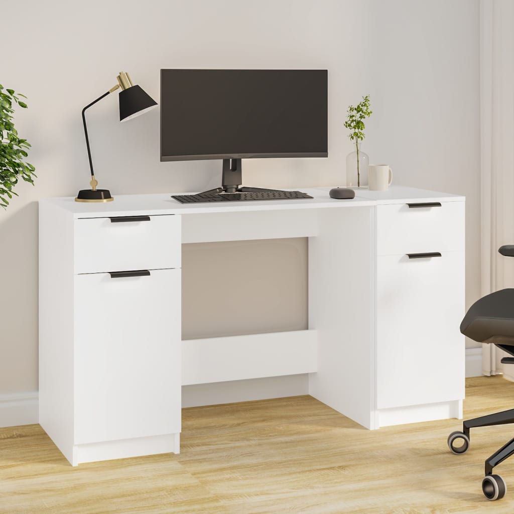 Escritorio Madera De Ingeniería 133 X 50 X 75 Cm