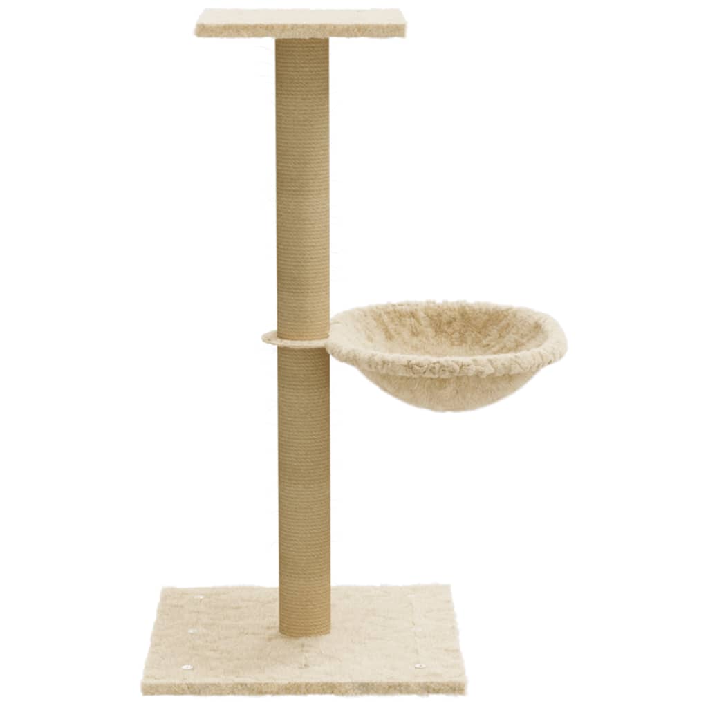 Rascador Para Gatos Con Poste De Sisal 74 Cm