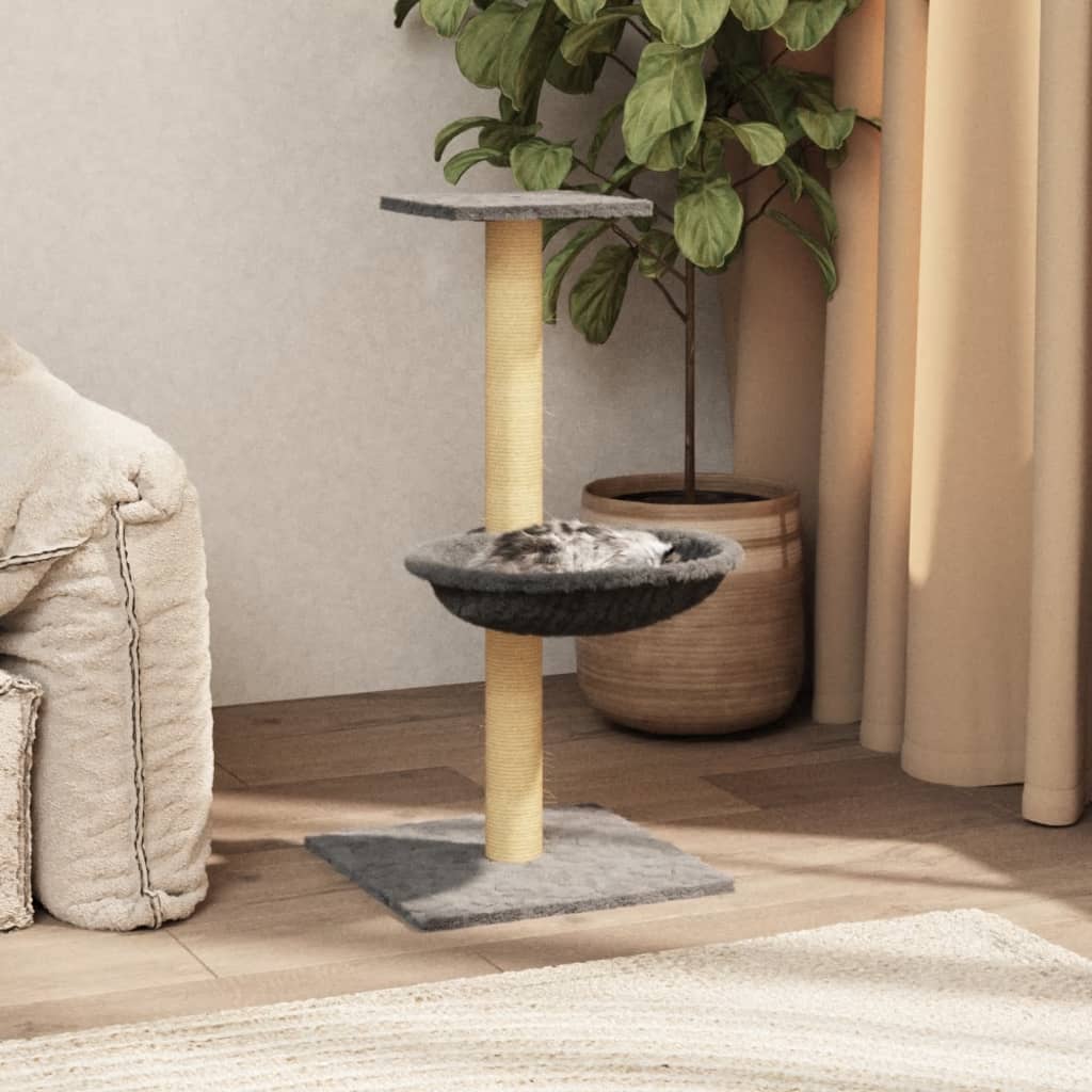 Rascador Para Gatos Con Poste De Sisal 74 Cm