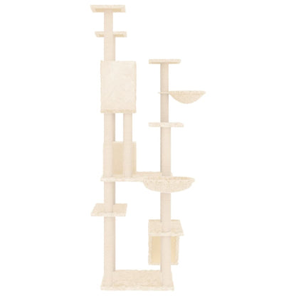 Rascador Para Gatos Con Postes De Sisal 191 Cm