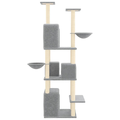 Rascador Para Gatos Con Postes De Sisal 180 Cm