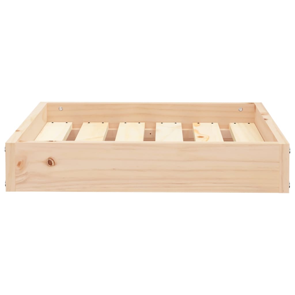 Cama Para Perros Madera Maciza De Pino 51,5X44X9 Cm