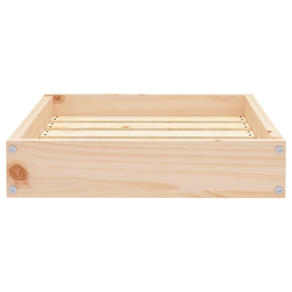 Cama Para Perros Madera Maciza De Pino 51,5X44X9 Cm