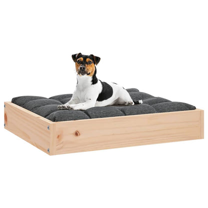 Cama Para Perros Madera Maciza De Pino 51,5X44X9 Cm