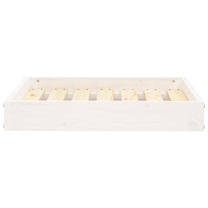 Cama Para Perros Madera Maciza De Pino 61,5X49X9 Cm