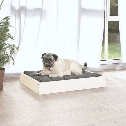 Cama Para Perros Madera Maciza De Pino 61,5X49X9 Cm