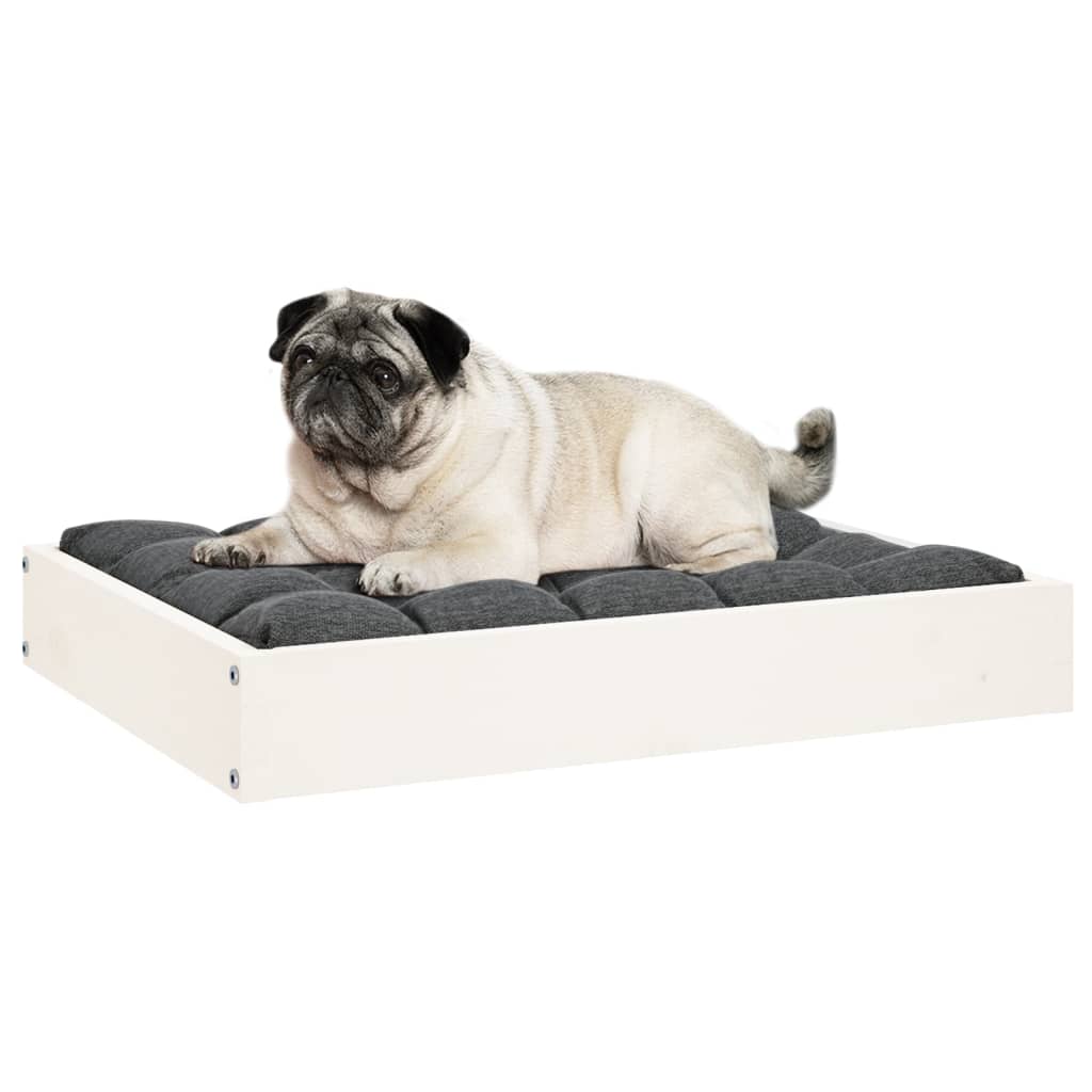 Cama Para Perros Madera Maciza De Pino 61,5X49X9 Cm