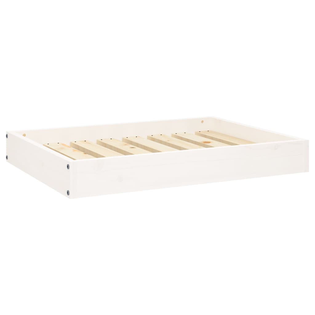 Cama Para Perros Madera Maciza De Pino 71,5X54X9 Cm