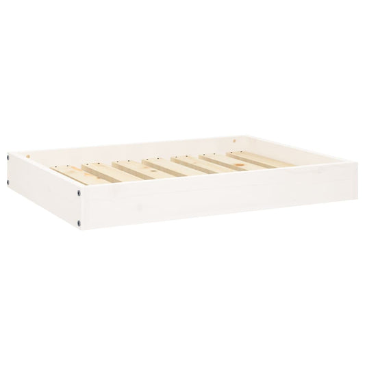 Cama Para Perros Madera Maciza De Pino 71,5X54X9 Cm