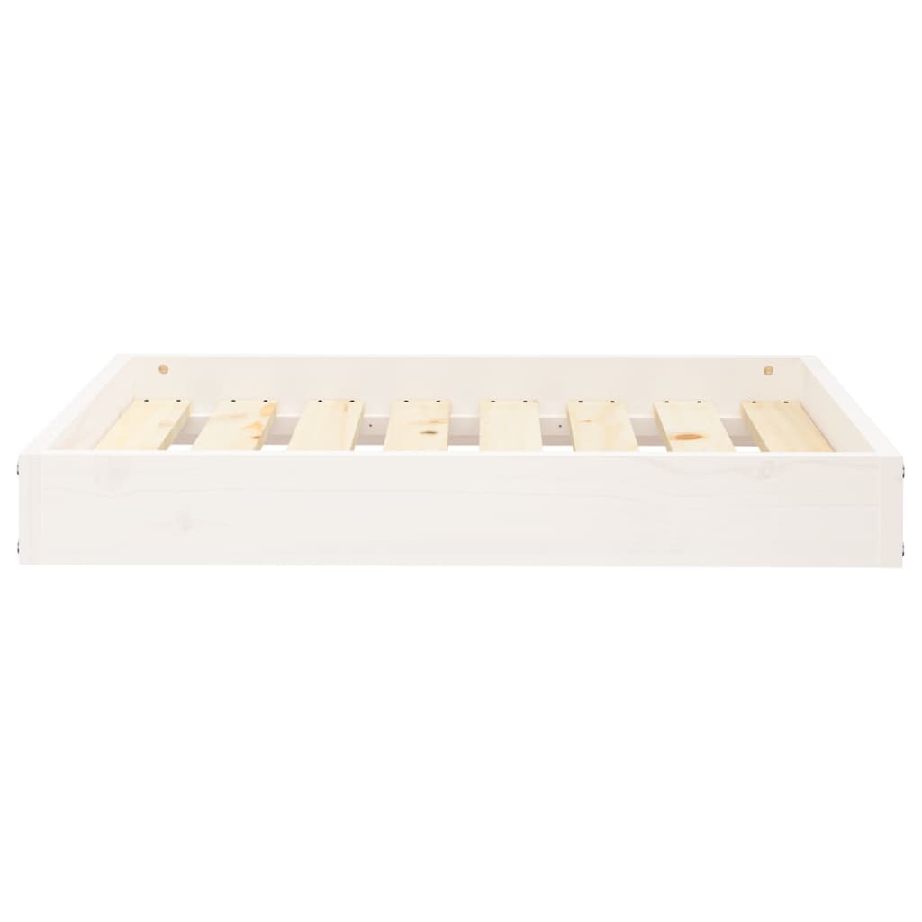 Cama Para Perros Madera Maciza De Pino 71,5X54X9 Cm
