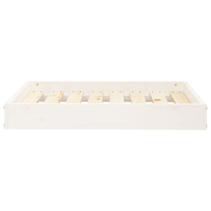 Cama Para Perros Madera Maciza De Pino 71,5X54X9 Cm