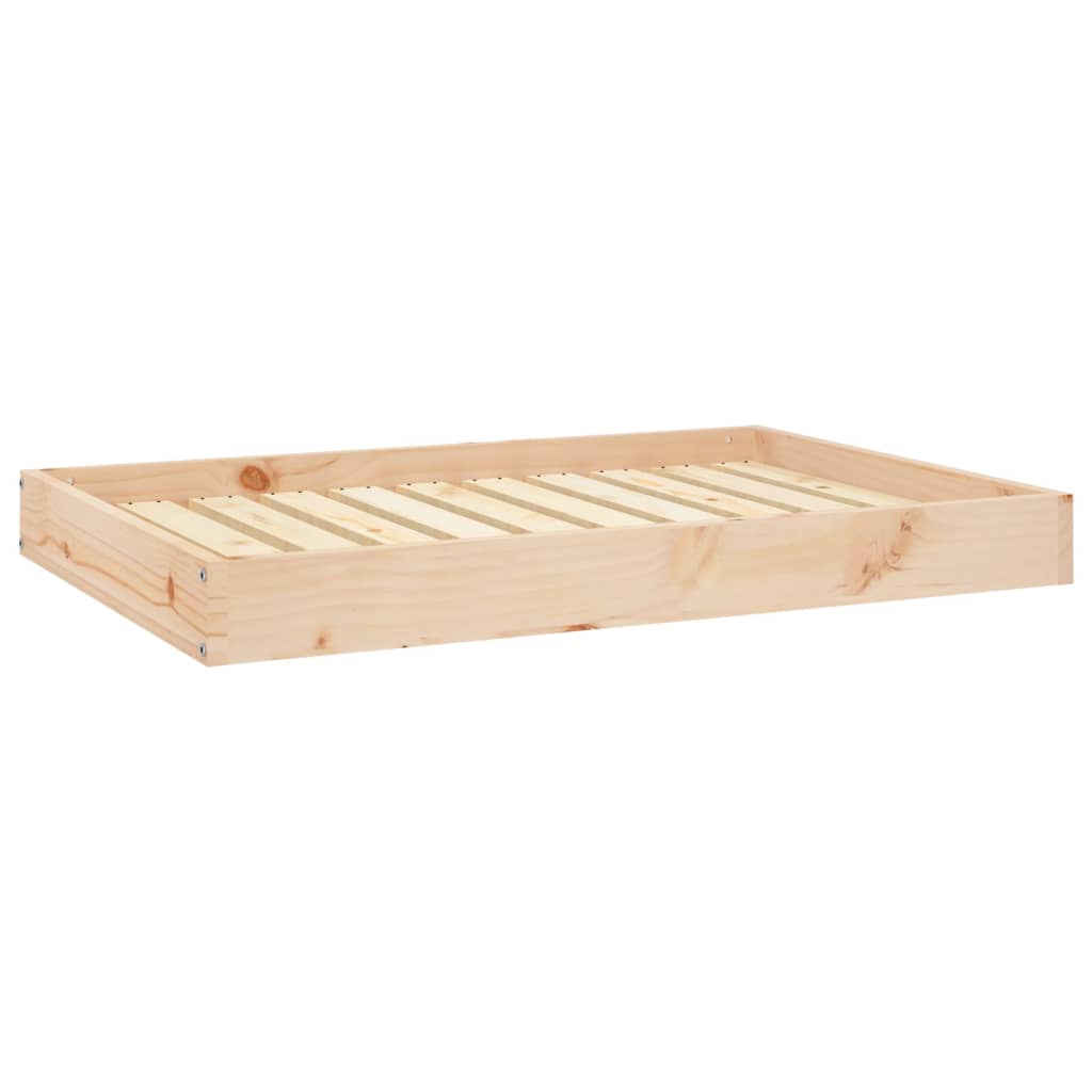 Cama Para Perros Madera Maciza De Pino 91,5X64X9 Cm