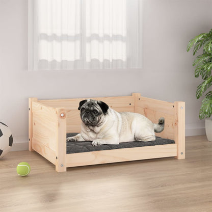 Cama Para Perros Madera De Pino 105,5X75,5X28 Cm