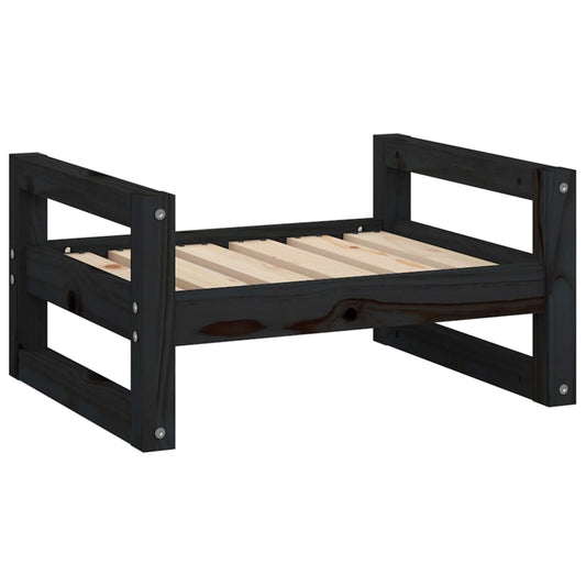 Cama Para Perros Madera Maciza De Pino 55,5X45,5X28 Cm