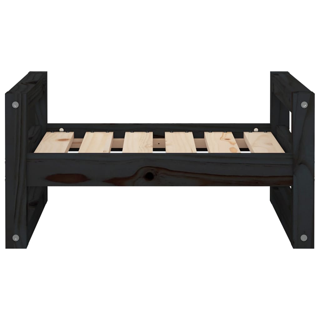 Cama Para Perros Madera Maciza De Pino 55,5X45,5X28 Cm