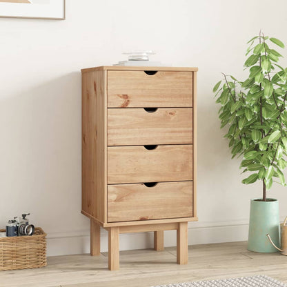 Cajonera Otta Madera Maciza De Pino 45X39X90 Cm