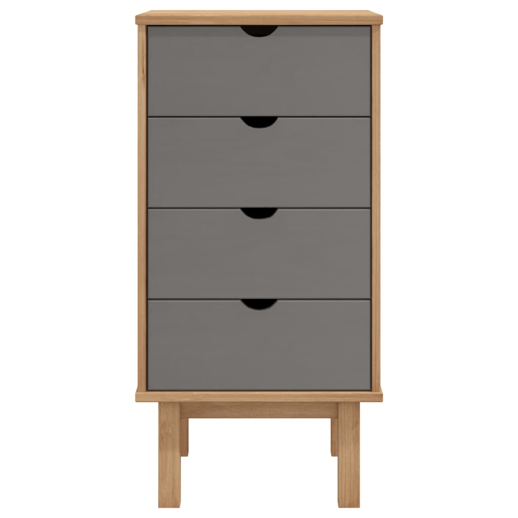 Cajonera Otta Madera Maciza De Pino 45X39X90 Cm