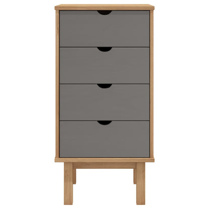 Cajonera Otta Madera Maciza De Pino 45X39X90 Cm