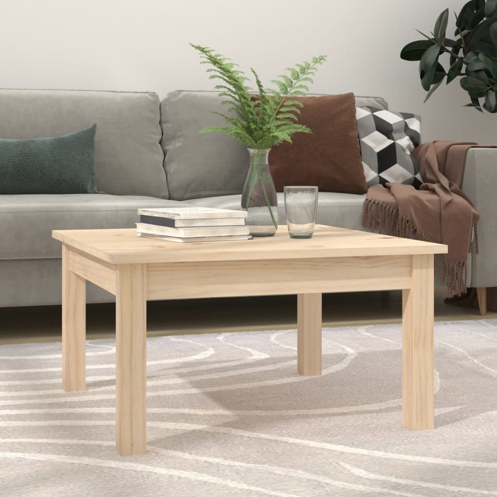 Mesa De Centro De Madera Maciza De Pino