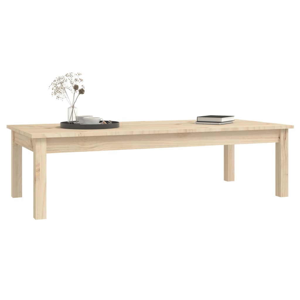 Mesa De Centro De Madera Maciza De Pino