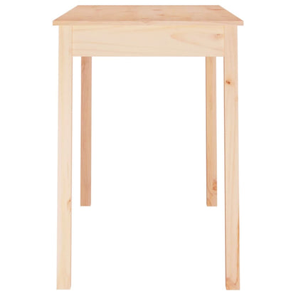 Mesa De Comedor Madera Maciza De Pino 110X55X75 Cm