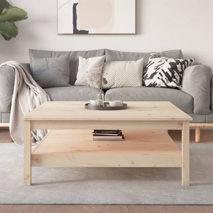 Mesa De Centro Blanca Madera Maciza De Pino