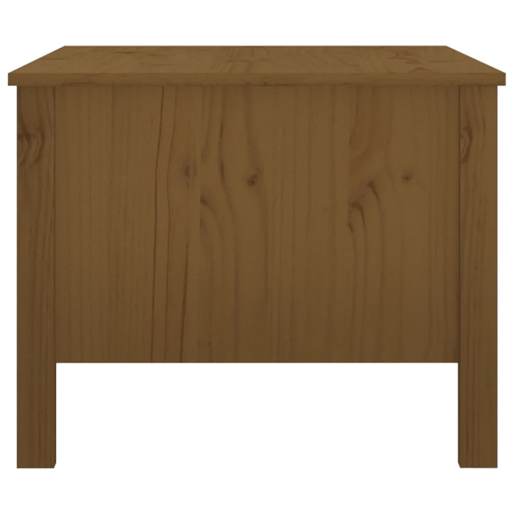 Mesa De Centro Madera Maciza De Pino 100X50X40 Cm