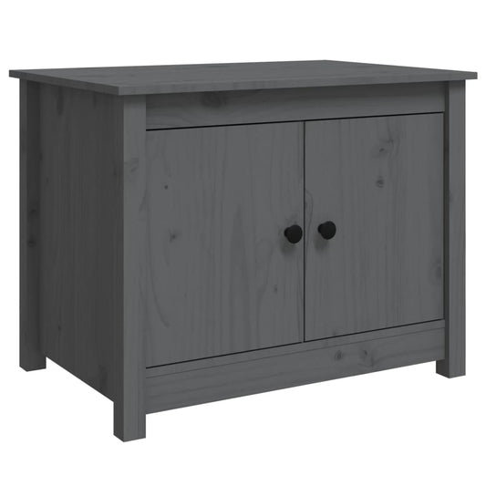 Mesa De Centro De Madera Maciza De Pino 71X49X55 Cm